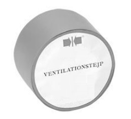 Ventilation PVC 48 20m grå