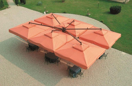 Solskydd parasoller