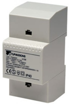 Transformator för dinskena IP40 20VA, 53x110x66 mm 