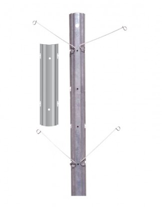 Stolpe för vinodling galvaniserat stål 60x40 mm, tjocklek  1,5mm/styck