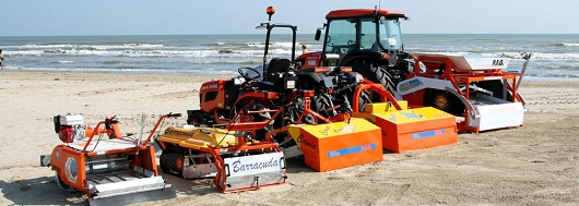 Sandmaskin för rengöring sandytor, Sandcleaner, strandrensare