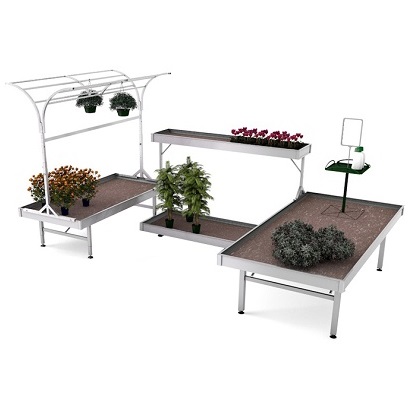 Butiksinredning perfekta utställning kit 1025x2050x550 mm