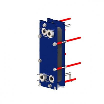 Plattvärmeväxlare BAOB60H bredd 330mm, höjd 940mm