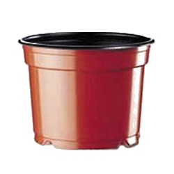 Thermoformade Krukor 5º runda svart 10,5cm 1550st/kartong