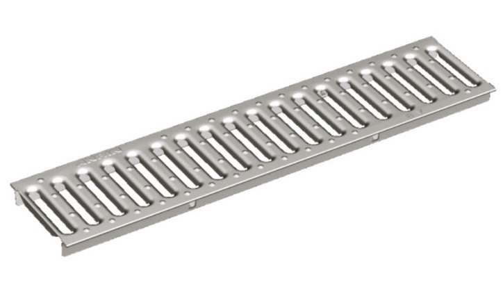 Galler galvaniserat st&aring;l slitsad galler L150 x H150 cm