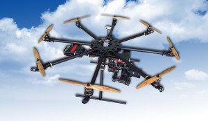Helikopter kamera övervakning radiostyrd