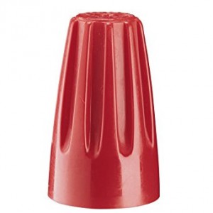 Plast tråd kontakter - Röd Ø13,1mm 26,5x16,3mm