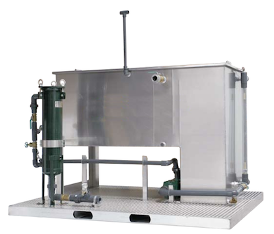 Filter olja vatten separation filteringsmaskin Waste2water 750GC-1