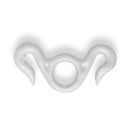 Bakåt krok PVC 50x11mm pris/100st