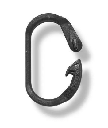 D-ring bärbara låsande karbiners oval för rep 