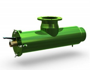 Filter metallsk&auml;rm vinkel typ F3100 serie, &Oslash;250mm anslutning ISO-16 200mikron Max. fl&ouml;de 500m&sup3;/h