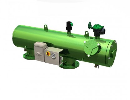 Filter automatisk för hydraulisk drift i parallell typ F3200 serie Ø150mm, 130mikron, ISO-16 anslutning , AC/DC kontroller