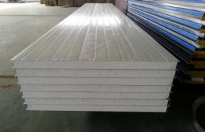 Väggpanel 100mm rockwool smörgås för byggnation tjocklek 120mm