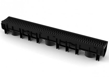 PP channel galvaniserat stål slitsad galler L200xH150