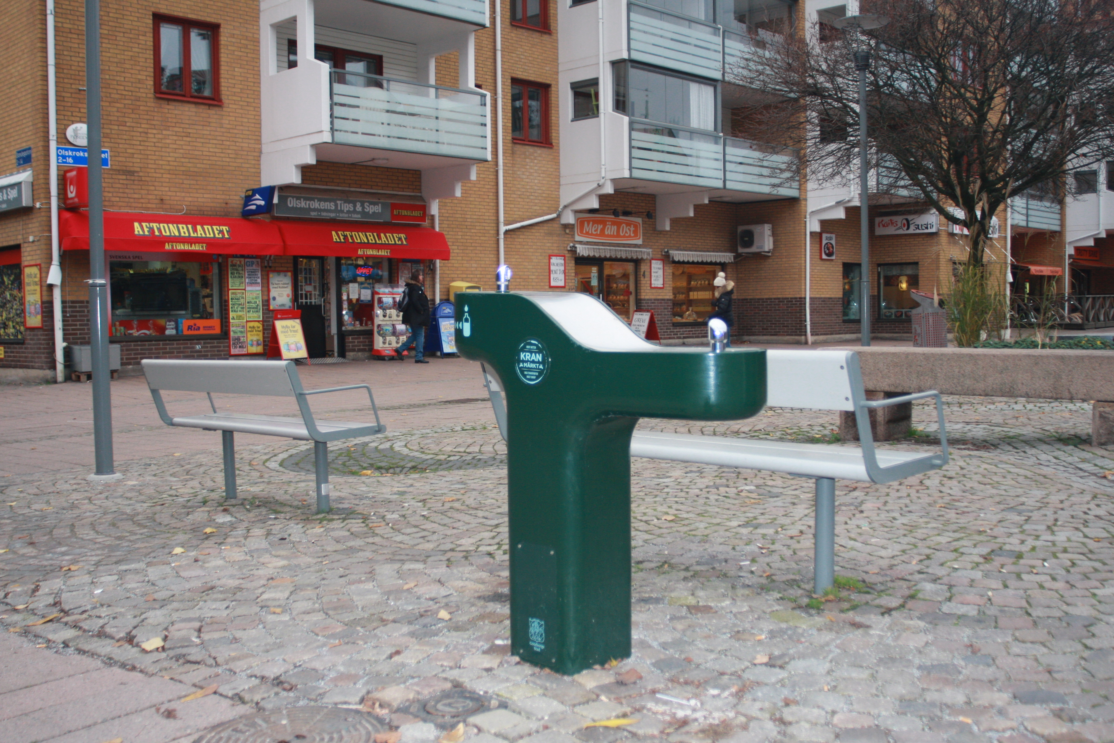 Dricksvattenfontän modell Göteborg