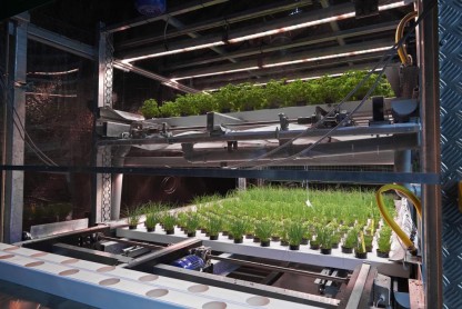 Odlingssystem AXUT hydroponic vertikal produktion inomhus