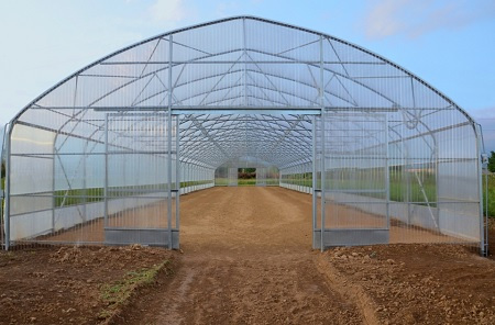 V&auml;xthus SCANDI&reg;Tunnelart PV, bredd 8m och l&auml;ngd 12m &aring;sh&ouml;jd 6m, 96,00m&sup2;