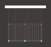 Solskydd pergola Bioclimatic varia lateralt lutande par, modul 3 inlägg