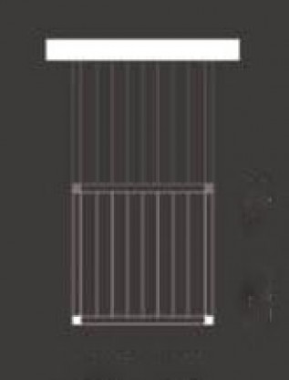 Solskydd pergola Bioclimatic Joy lateralt lutande Par, modul 2 inlägg