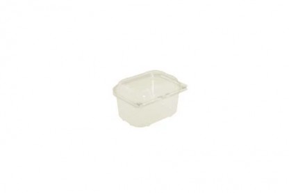 Bärask 250g  50mm  plast   1200st/kart vidhängt lock 124x94x75 mm
