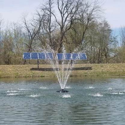 Solpanel solenergi-drivna fontäner J-serien fontän, 1hp 0,75kW 120V PV paneler 7