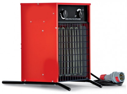 Varmluftgeneratorer elektrisk 9 kW termostatstyrd