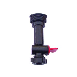 DGT ventil för ebb & flod (ansl. slang Ø8-10 mm) m. avstängningsventil