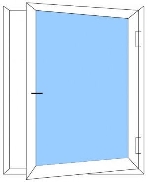 Öppningsbara fönster DELUX 1074